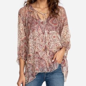 Johnny Was Bilbao Tiered Top